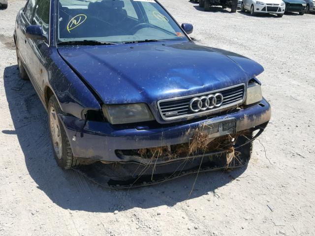 WAUED68D4WA020997 - 1998 AUDI A4 2.8 QUA BLUE photo 9