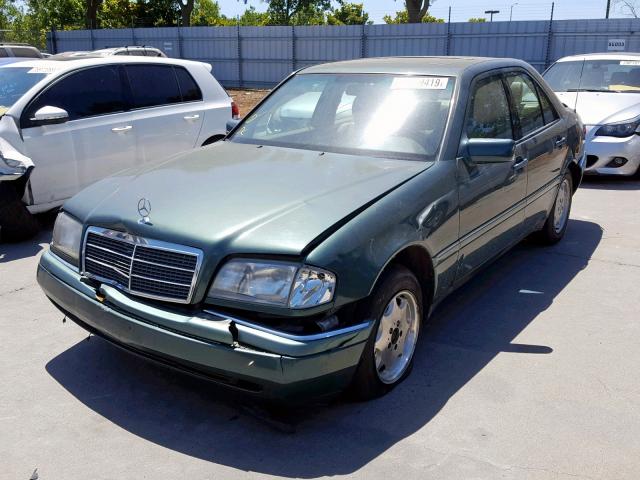 WDBHA28E5SF262459 - 1995 MERCEDES-BENZ C 280 GREEN photo 2