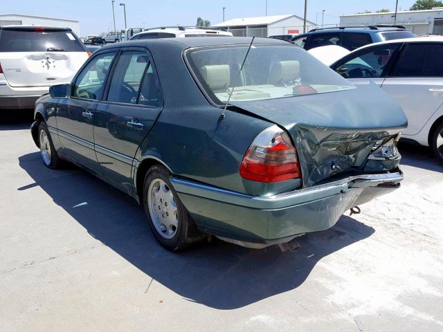 WDBHA28E5SF262459 - 1995 MERCEDES-BENZ C 280 GREEN photo 3