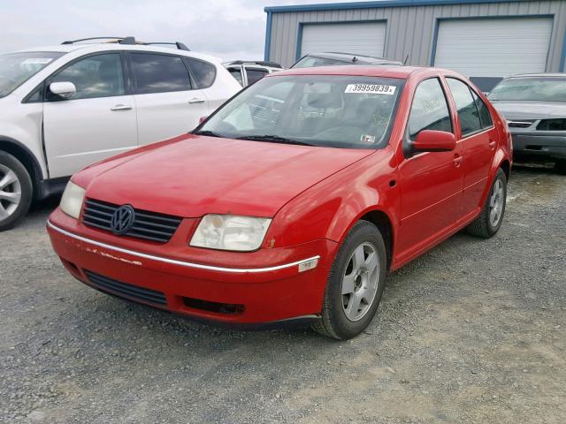 3VWSK69M72M189366 - 2002 VOLKSWAGEN JETTA GLS RED photo 2