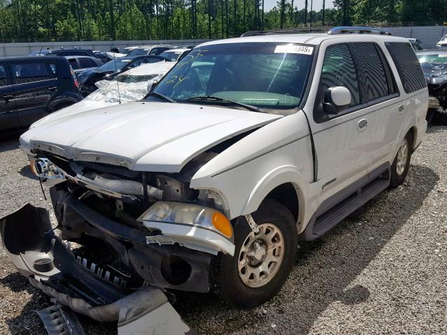 5LMRU27L5WLJ13403 - 1998 LINCOLN NAVIGATOR WHITE photo 2