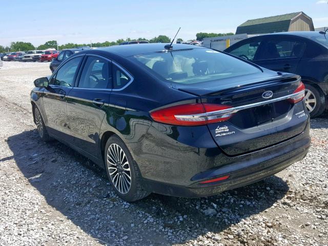 3FA6P0RU2HR368824 - 2017 FORD FUSION TIT BLACK photo 3