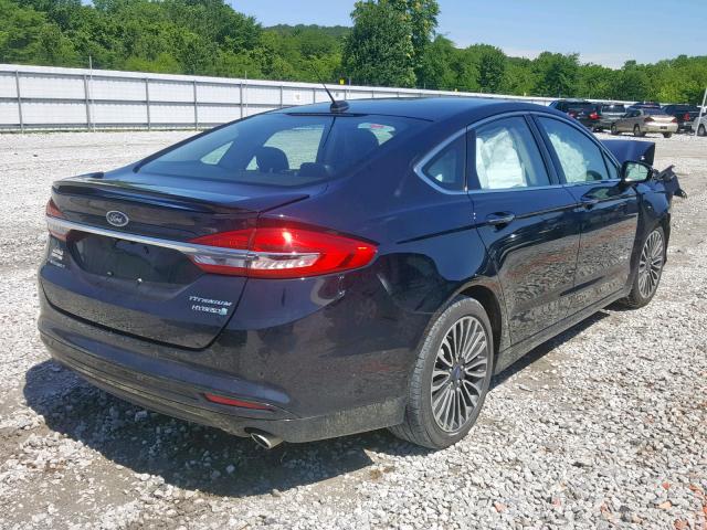 3FA6P0RU2HR368824 - 2017 FORD FUSION TIT BLACK photo 4