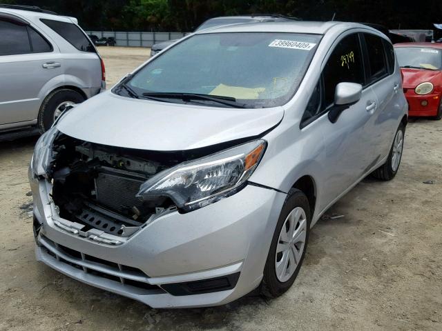 3N1CE2CPXJL359589 - 2018 NISSAN VERSA NOTE SILVER photo 2