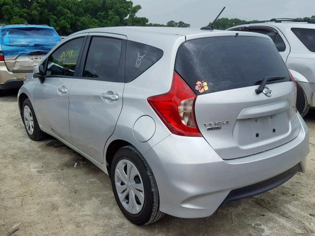 3N1CE2CPXJL359589 - 2018 NISSAN VERSA NOTE SILVER photo 3