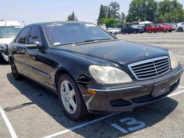 WDBNG70J55A458331 - 2005 MERCEDES-BENZ S 430 BLACK photo 1