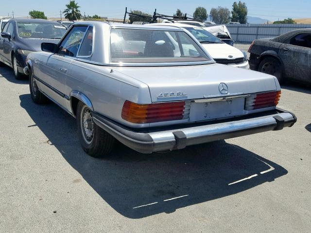 10704412040240 - 1977 MERCEDES-BENZ 450 SL SILVER photo 3