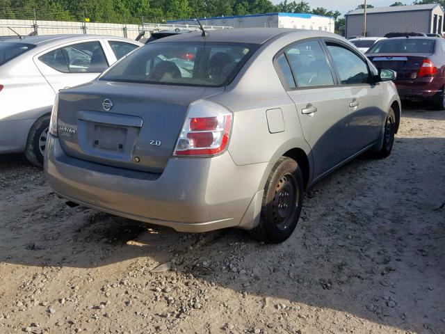 3N1AB61E87L706466 - 2007 NISSAN SENTRA 2.0 SILVER photo 4