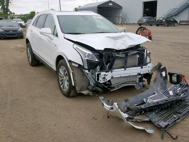 1GYKNDRS0KZ100873 - 2019 CADILLAC XT5 LUXURY WHITE photo 1