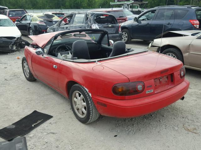 JM1NA3517L0123532 - 1990 MAZDA MX-5 MIATA RED photo 3