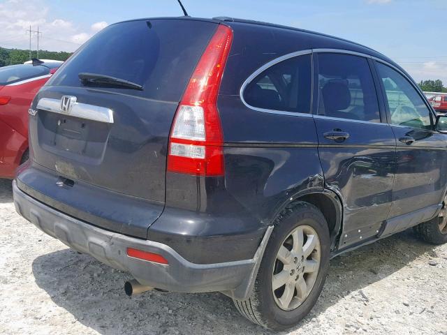 JHLRE38747C072858 - 2007 HONDA CR-V EXL BLACK photo 9