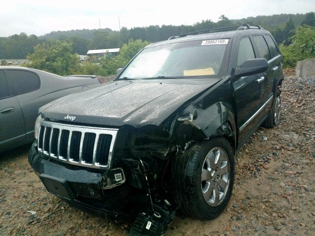 1J4RR5GT9AC127043 - 2010 JEEP GRAND CHER BLACK photo 2