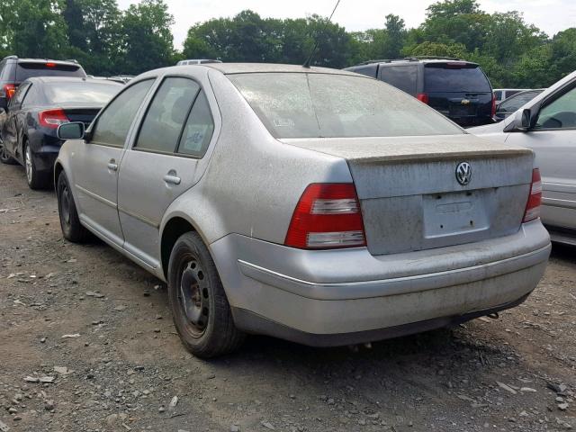 3VWRK69M14M014242 - 2004 VOLKSWAGEN JETTA GL SILVER photo 3