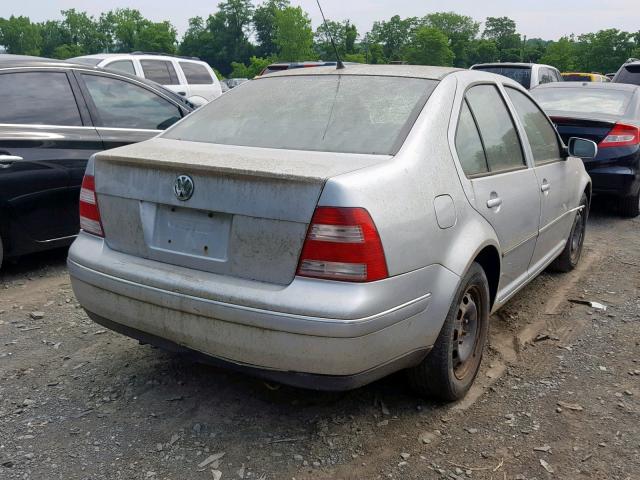 3VWRK69M14M014242 - 2004 VOLKSWAGEN JETTA GL SILVER photo 4