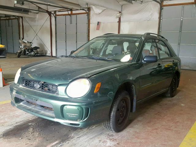 JF1GG655X2G825917 - 2002 SUBARU IMPREZA TS GREEN photo 2