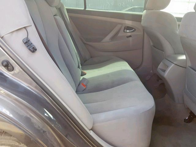 4T1BE46K09U305221 - 2009 TOYOTA CAMRY BASE GRAY photo 6