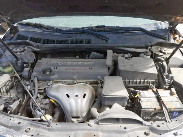 4T1BE46K09U305221 - 2009 TOYOTA CAMRY BASE GRAY photo 7