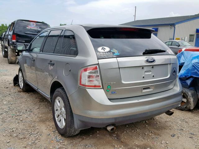 2FMDK36C98BA30604 - 2008 FORD EDGE SE CHARCOAL photo 3