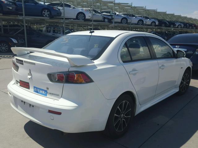 JA32V2FW2FU009512 - 2015 MITSUBISHI LANCER SE WHITE photo 4