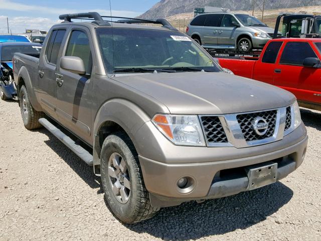 1N6AD09W17C415365 - 2007 NISSAN FRONTIER C BEIGE photo 1