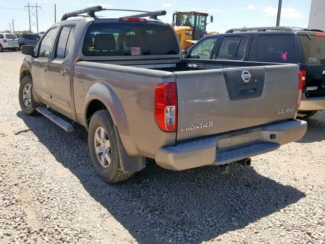 1N6AD09W17C415365 - 2007 NISSAN FRONTIER C BEIGE photo 3