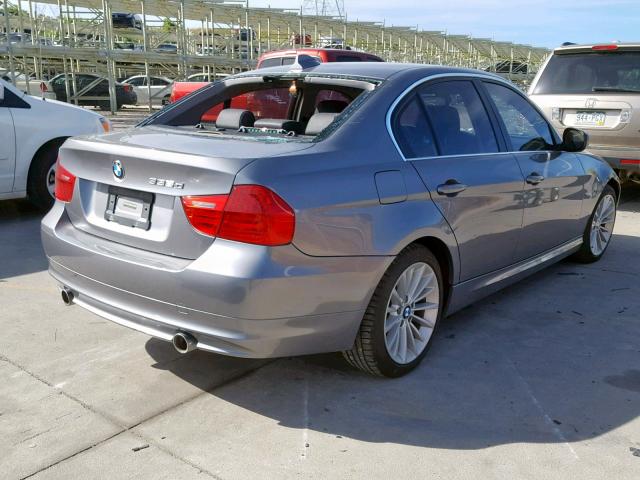 WBAPN7C56BA779589 - 2011 BMW 335 D SILVER photo 4