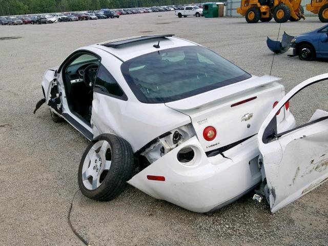 1G1AF1F56A7188021 - 2010 CHEVROLET COBALT 2LT WHITE photo 3