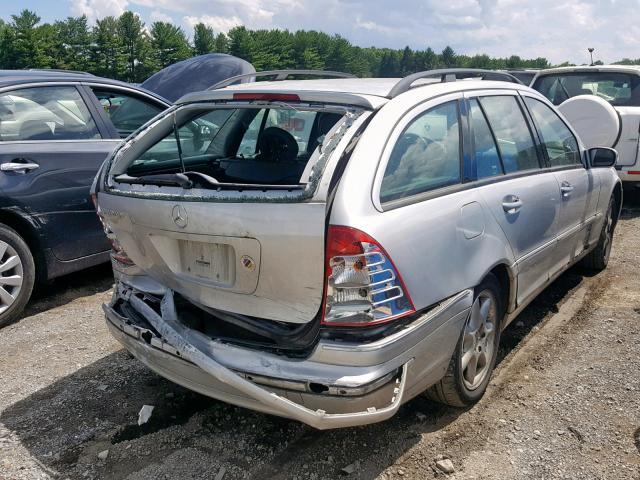 WDBRH64JX3F287871 - 2003 MERCEDES-BENZ C 320 GRAY photo 4