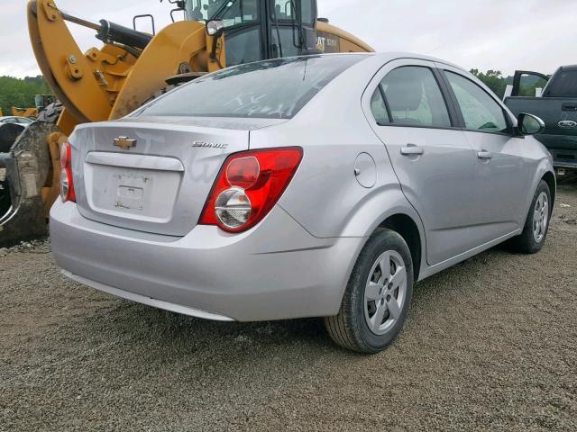 1G1JA5SH4G4185604 - 2016 CHEVROLET SONIC LS SILVER photo 4