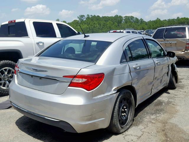 1C3CCBAB4CN101196 - 2012 CHRYSLER 200 LX SILVER photo 4