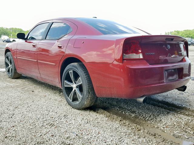 2B3CA3CV2AH285575 - 2010 DODGE CHARGER SX RED photo 3