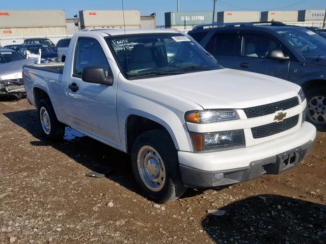 1GCCSBF9XC8152334 - 2012 CHEVROLET COLORADO WHITE photo 1