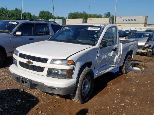 1GCCSBF9XC8152334 - 2012 CHEVROLET COLORADO WHITE photo 2