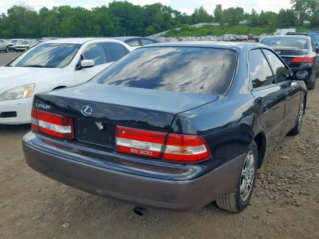 JT8BF28G610299031 - 2001 LEXUS ES 300 BLACK photo 4