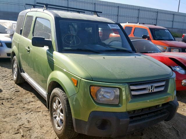 5J6YH28748L009958 - 2008 HONDA ELEMENT EX GREEN photo 1