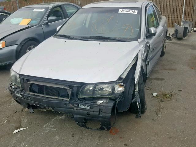 YV1RS64A242341749 - 2004 VOLVO S60 GRAY photo 2