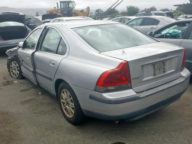 YV1RS64A242341749 - 2004 VOLVO S60 GRAY photo 3