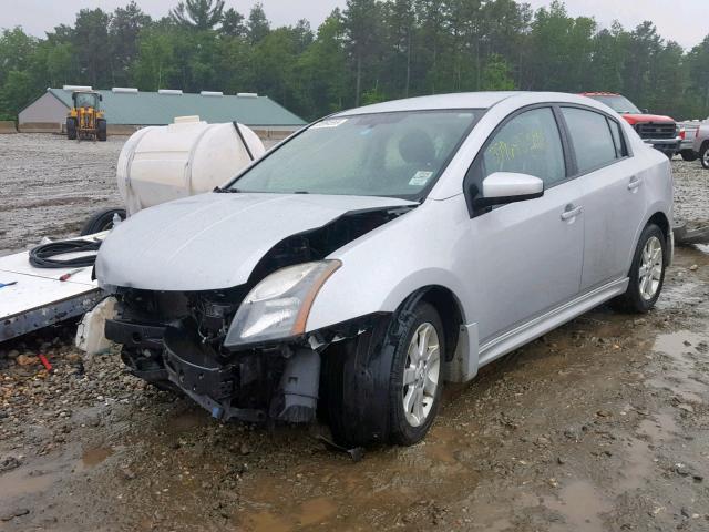 3N1AB6APXBL648449 - 2011 NISSAN SENTRA 2.0 SILVER photo 2