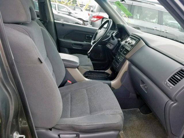 5FNYF18358B012759 - 2008 HONDA PILOT SE GRAY photo 5