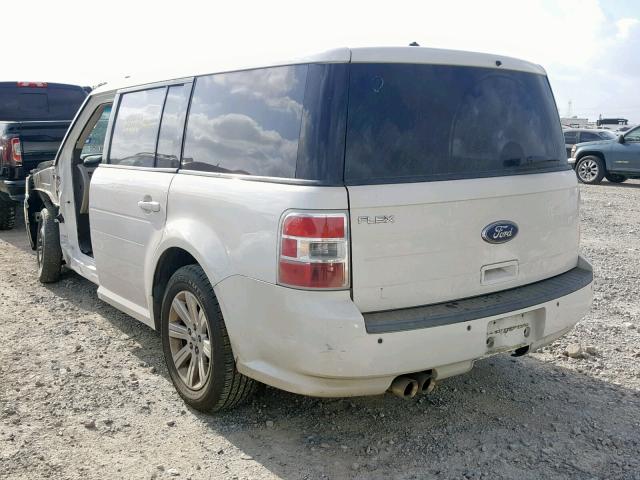 2FMGK5BC6BBD17887 - 2011 FORD FLEX SE WHITE photo 3