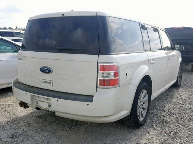 2FMGK5BC6BBD17887 - 2011 FORD FLEX SE WHITE photo 4