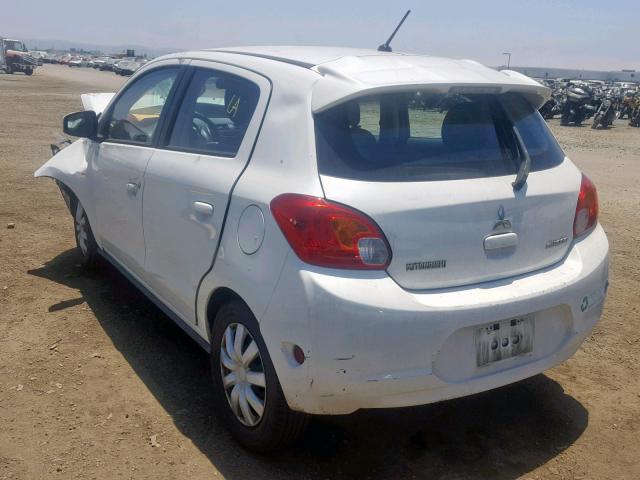 ML32A3HJ8FH039064 - 2015 MITSUBISHI MIRAGE DE WHITE photo 3