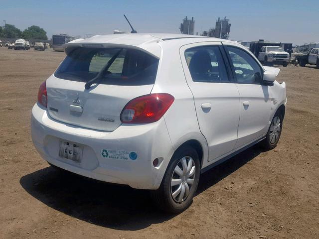 ML32A3HJ8FH039064 - 2015 MITSUBISHI MIRAGE DE WHITE photo 4