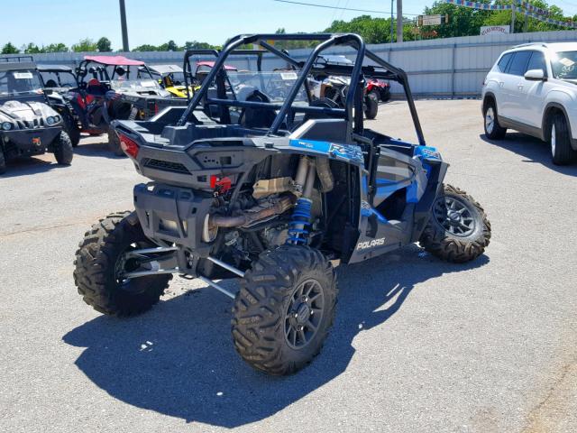 3NSVDE920JF417051 - 2018 POLARIS RZR XP TUR BLUE photo 4