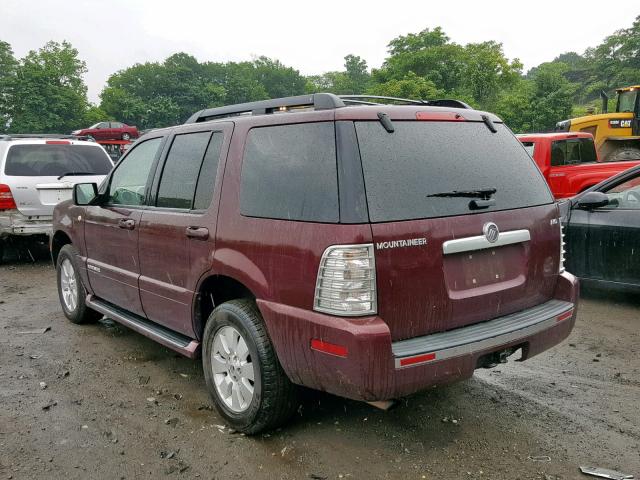 4M2EU47E48UJ17761 - 2008 MERCURY MOUNTAINEE BURGUNDY photo 3