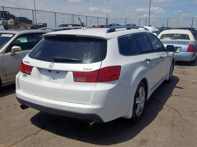 JH4CW2H64CC003274 - 2012 ACURA TSX TECH WHITE photo 4