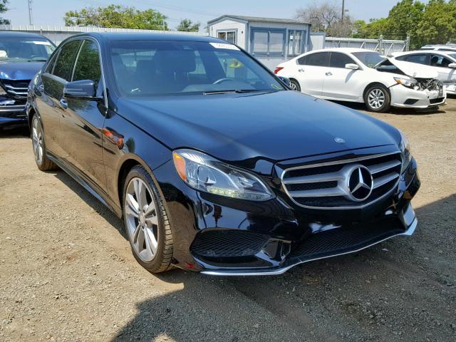 WDDHF5KB2EA977127 - 2014 MERCEDES-BENZ E 350 BLACK photo 1