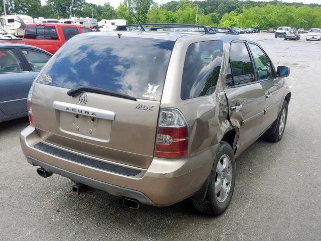 2HNYD18254H532990 - 2004 ACURA MDX GOLD photo 4