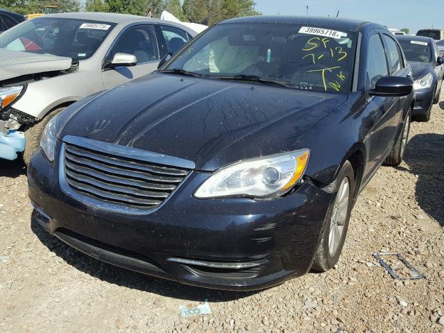 1C3CCBBG3CN297898 - 2012 CHRYSLER 200 TOURIN BLUE photo 2