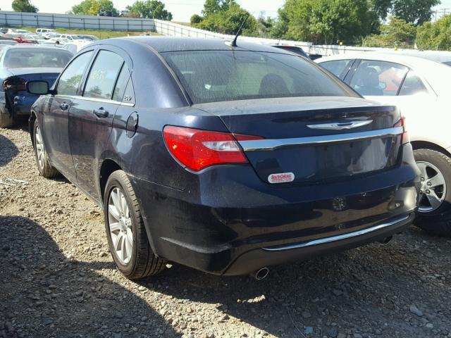 1C3CCBBG3CN297898 - 2012 CHRYSLER 200 TOURIN BLUE photo 3